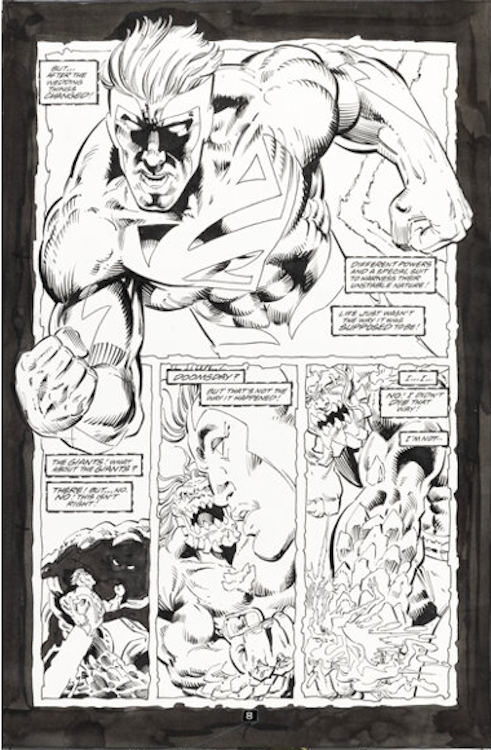 Superman Forever #1 Page 8 by Dan Jurgens sold for $1,740. Click here to get your orignal art appraised.