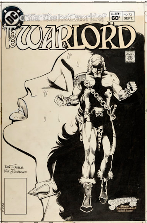Warlord #73 Cover Art by Dan Jurgens sold for $3,600. Click here to get your orignal art appraised.