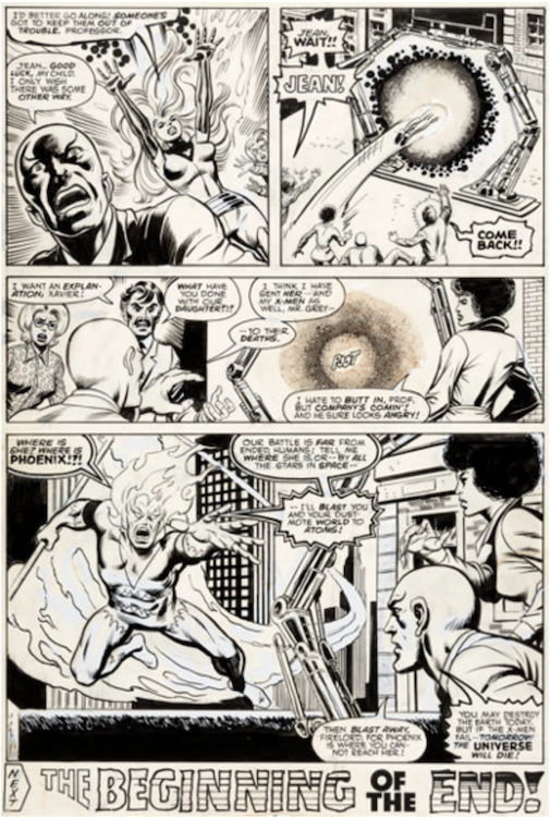 X-Men #105 Page 17 by Dave Cockrum sold for $19,200. Click here to get your original art appraised.