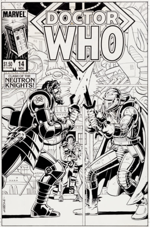 Doctor Who #14 Cover Art by Dave Gibbons sold for $5,260. Click here to get your original art appraised.