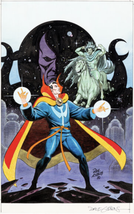Marvel Fanfare #41 Cover Art by Dave Gibbons sold for $16,800. Click here to get your original art appraised.