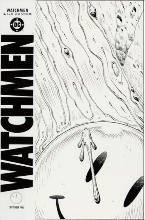 Watchmen #1 Cover Art by Dave Gibbons sold for $228,000. Click here to get your original art appraised.