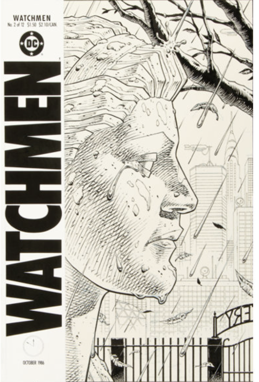 Watchmen #2 Cover Art by Dave Gibbons sold for $38,840. Click here to get your original art appraised.