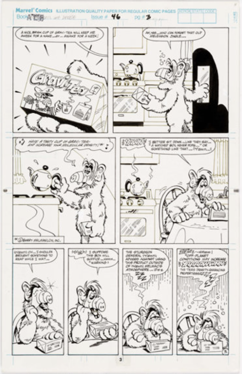 ALF #46 Pages 3 and 6 by Dave Manak sold for $95. Click here to get your original art appraised.