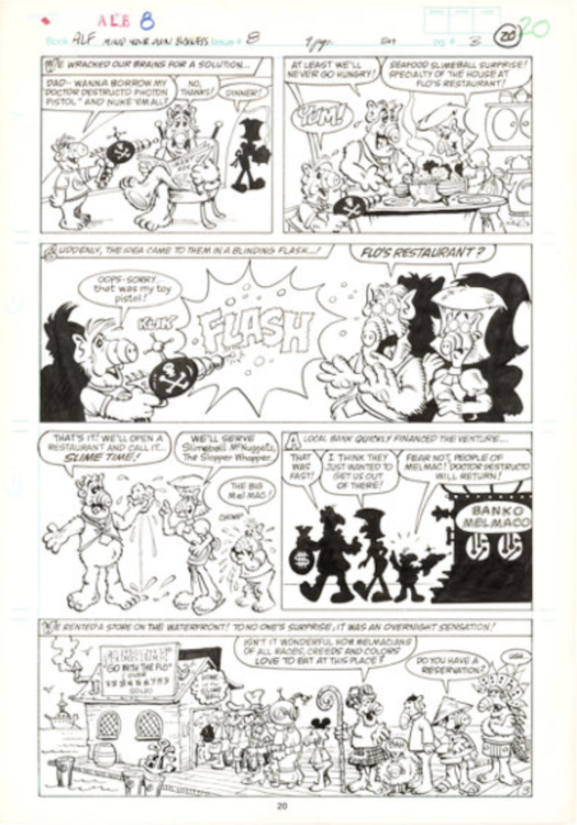 ALF #8 Page 3 by Dave Manak sold for $105. Click here to get your original art appraised.