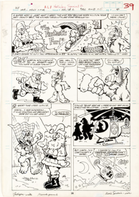 ALF Holiday Special #2 Page 4 by Dave Manak sold for $75. Click here to get your original art appraised.