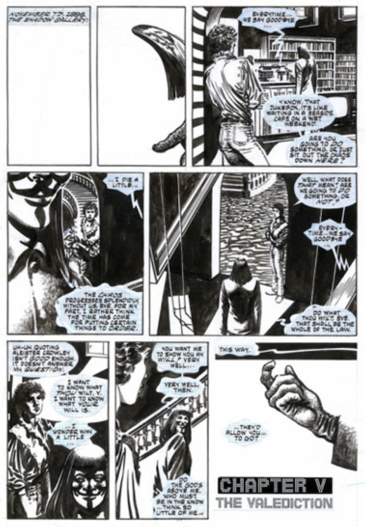 V for Vendetta #9 Page 9 by David Lloyd sold for $820. Click here to get your original art appraised.
