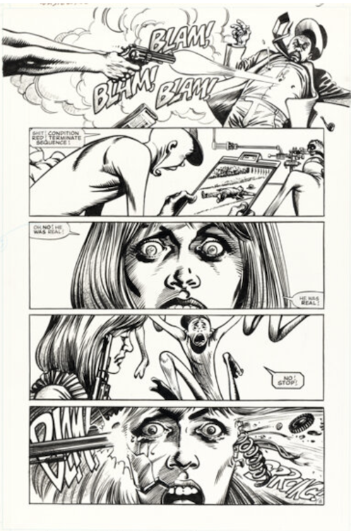 Wasteland #10 Page 3 by David Lloyd sold for $690. Click here to get your original art appraised.