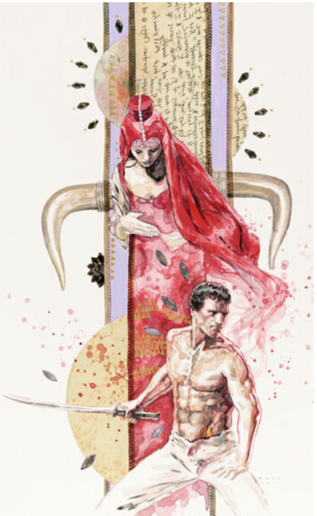 Immortals, Gods and Heroes Cover Art by David Mack sold for $1,140. Click here to get your original art appraised.