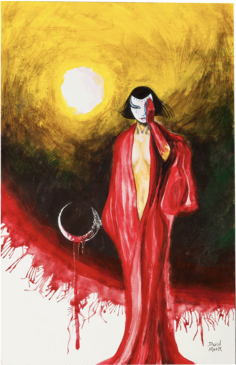Kabuki Painting by David Mack sold for $500. Click here to get your original art appraised.