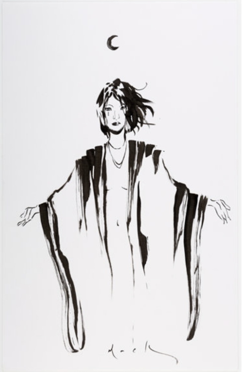 Kabuki Illustration by David Mack sold for $145. Click here to get your original art appraised.