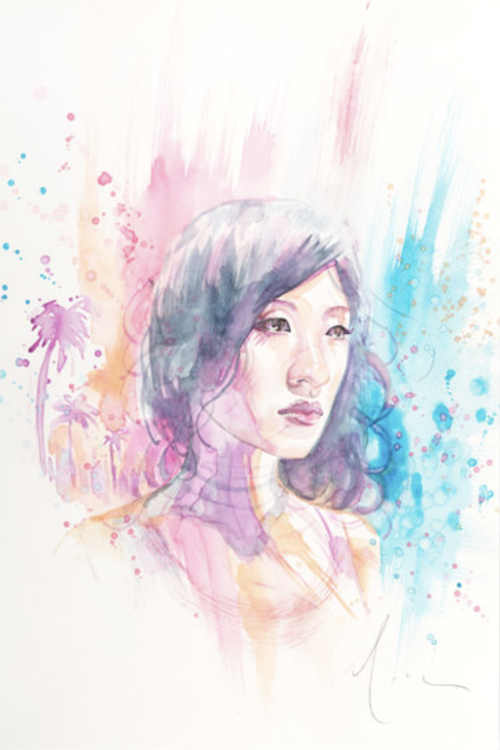 Stella Chuu Painting by David Mack sold for $1,140. Click here to get your original art appraised.