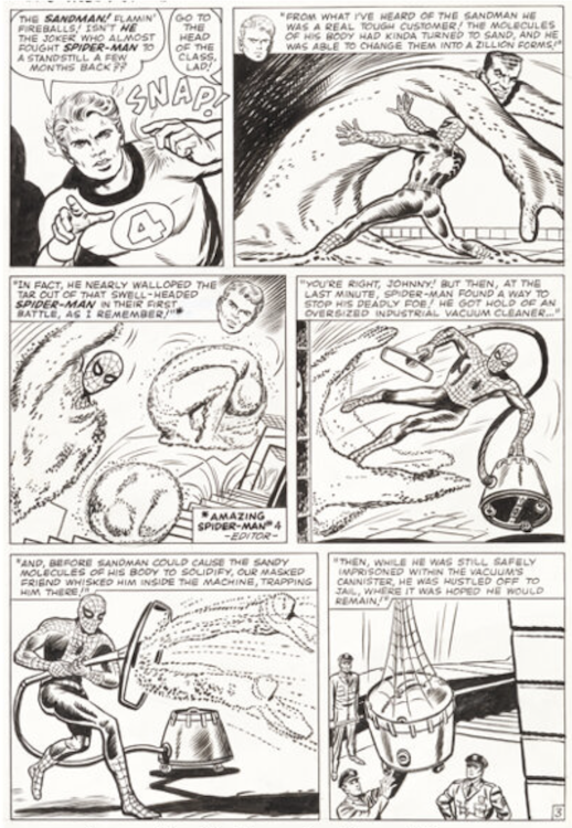 Strange Tales #115 Page 3 by Dick Ayers sold for $45,600. Click here to get your original art appraised.