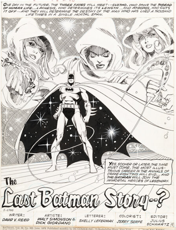 Dick Giordano Art Price Guide | Sell My Comic Art