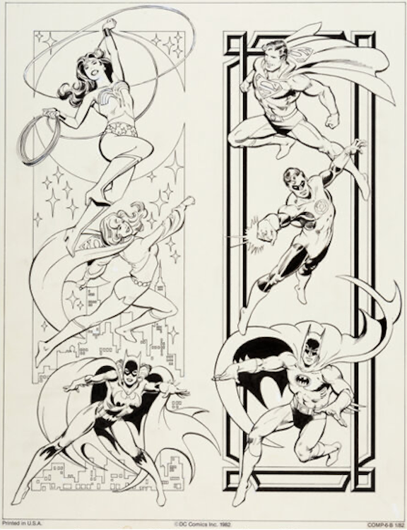 DC Style Guide Illustration by Dick Giordano sold for $17,400. Click here to get your original art appraised.
