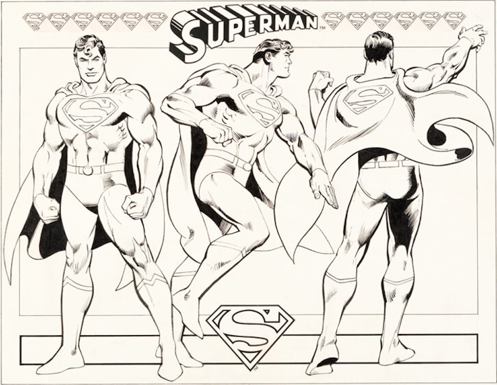 DC Style Guide Illustration 'Superman' by Dick Giordano sold for $18,000. Click here to get your original art appraised.