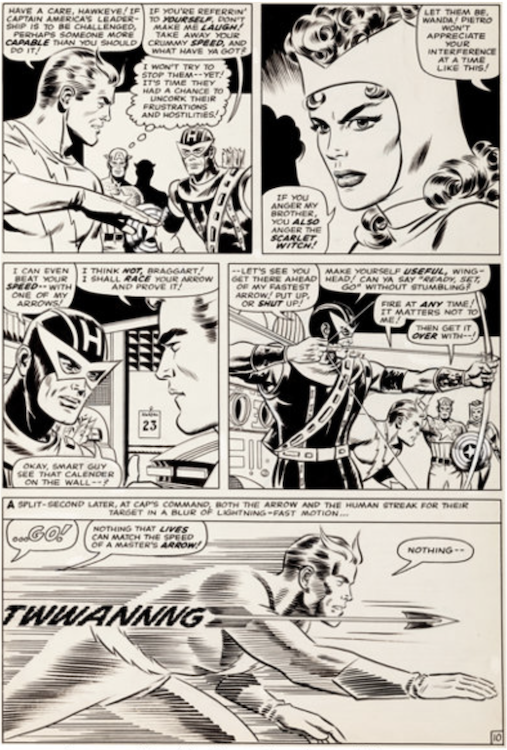 The Avengers #20 Page 10 by Don Heck sold for $21,510. Click here to get your original art appraised.