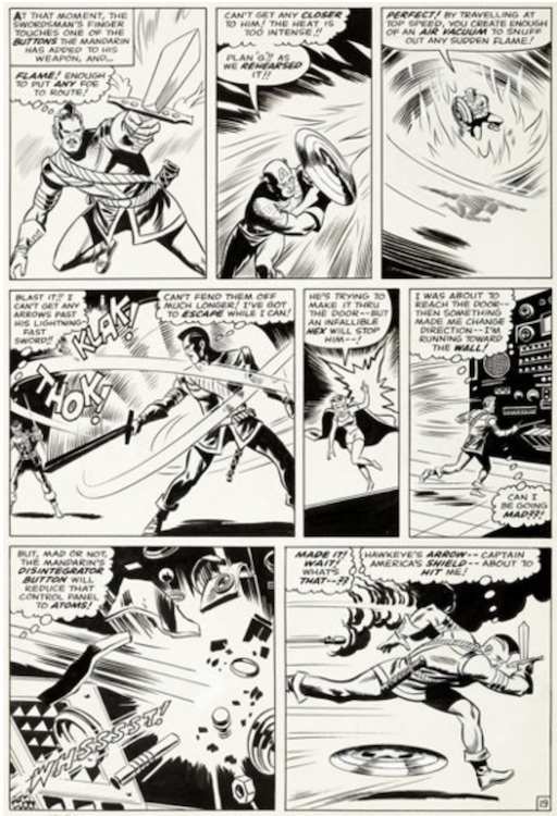 The Avengers #20 Page 19 by Don Heck sold for $7,800. Click here to get your original art appraised.