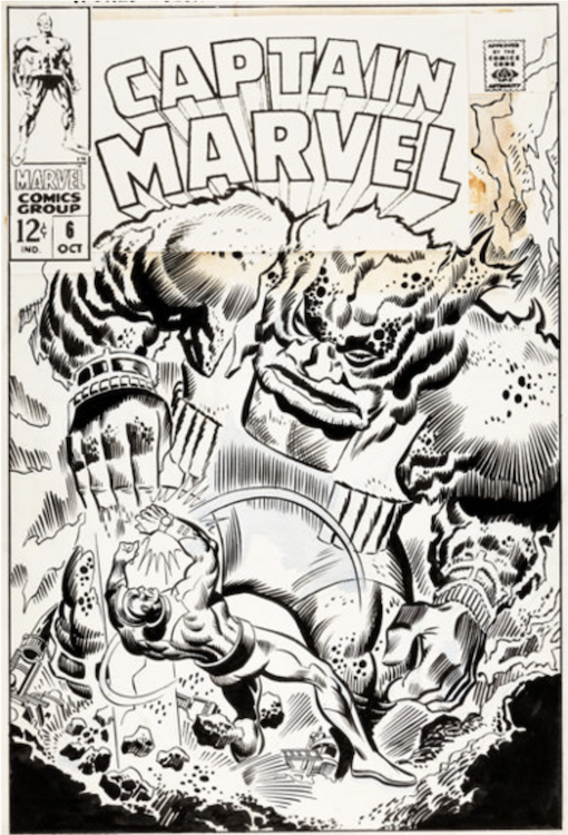 Captain Marvel #6 Cover Art by Don Heck sold for $12,000. Click here to get your original art appraised.