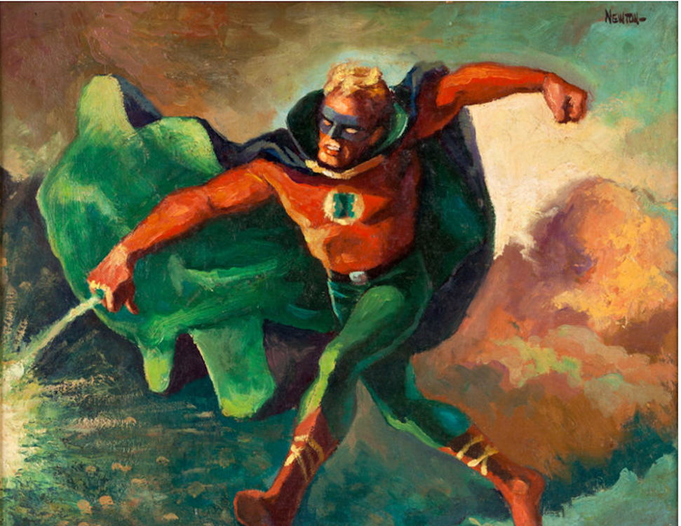 Golden Age Green Lantern Painting by Don Newton sold for $630. Click here to get your original art appraised.