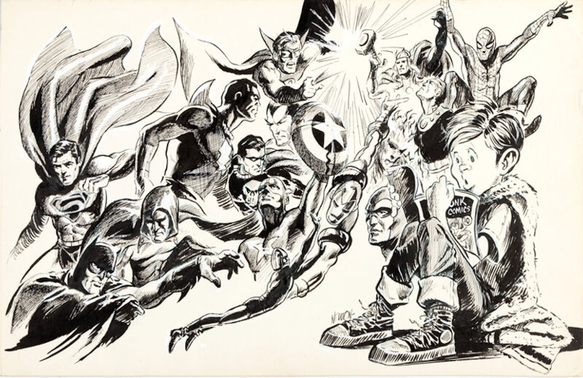 Superhero Illustration by Don Newton sold for $2,400. Click here to get your original art appraised.