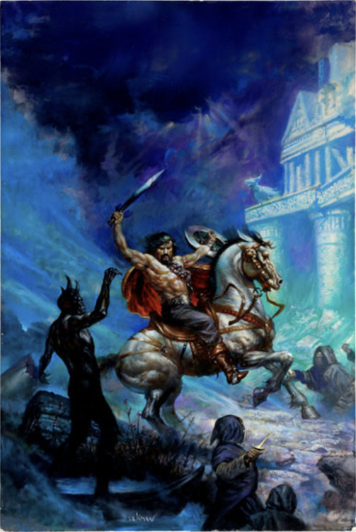 Blood of the Colyn Nuir Paperback Cover Art by Doug Beekman sold for $960. Click here to get your original art appraised.