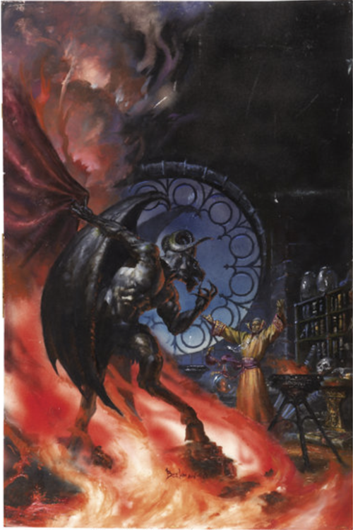The Devil's Day Paperback Cover Art by Doug Beekman sold for $1,790. Click here to get your original art appraised.