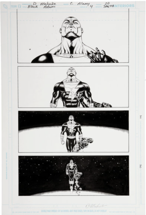Black Adam #4 Page 20 by Doug Mahnke sold for $215. Click here to get your original art appraised.