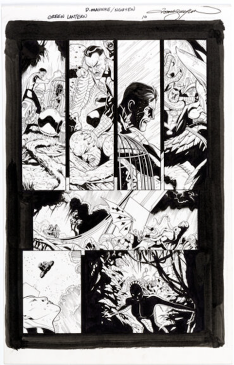 Green Lantern #10 Page 11 by Doug Mahnke sold for $80. Click here to get your original art appraised.