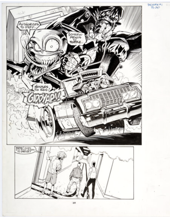 The Mask Strikes Back #1 Page 20 by Doug Mahnke sold for $480. Click here to get your original art appraised.