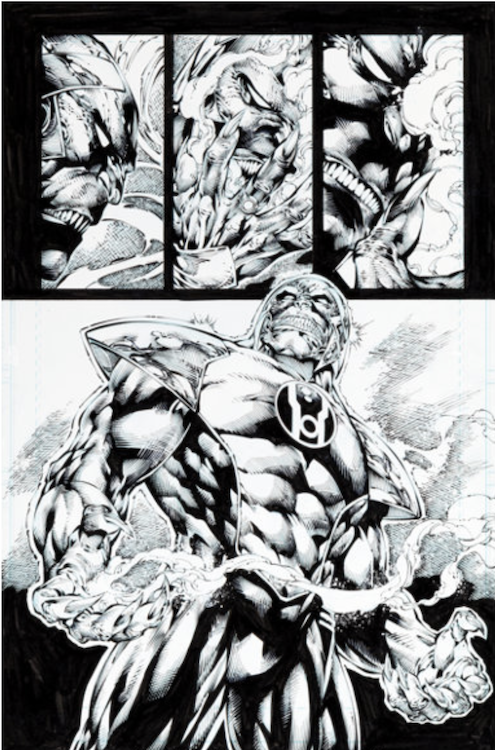 Red Lanterns #1 Page 19 by Ed Benes sold for $310. Click here to get your original art appraised.