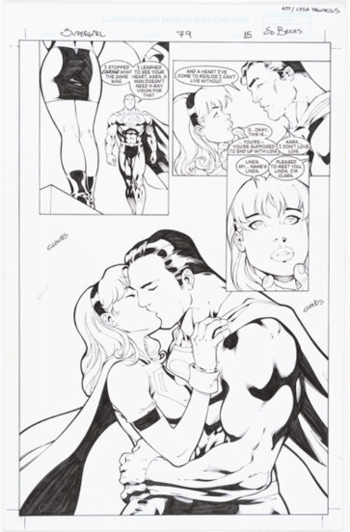 Supergirl #79 Page 15 by Ed Benes sold for $2,160. Click here to get your original art appraised.
