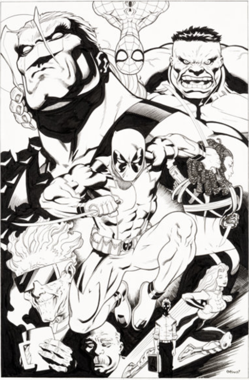 Deadpool Omnibus nn Cover Art by Ed McGuinness sold for $3,000. Click here to get your original art appraised.