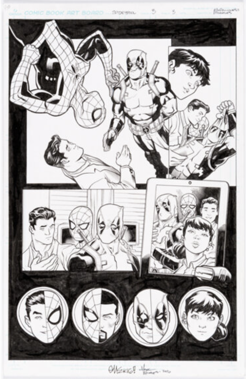 Spider-Man/Deadpool #3 Page 3 by Ed McGuinness sold for $3,360. Click here to get your original art appraised.