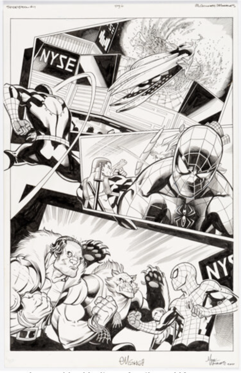 Spider-Man/Deadpool #9 Page 6 by Ed McGuinness sold for $6,600. Click here to get your original art appraised.