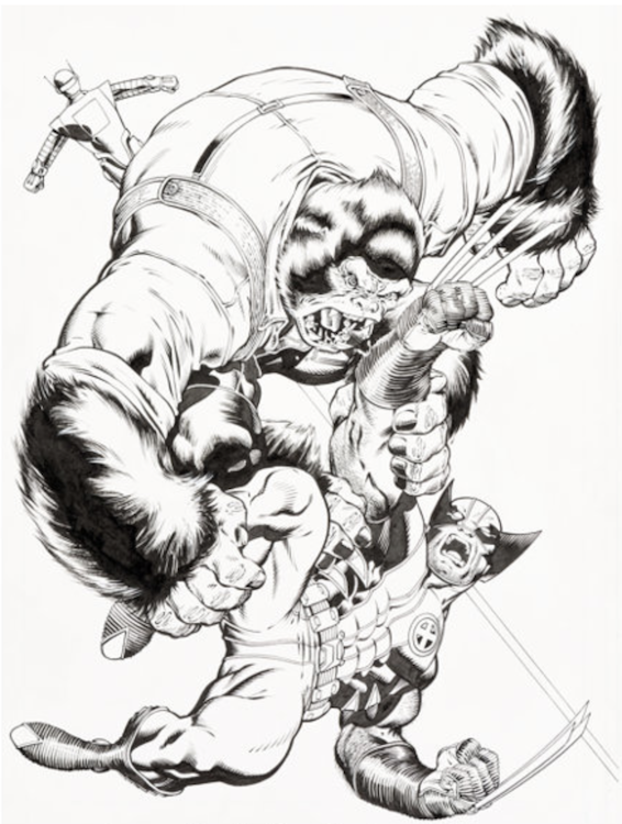 X-Men vs. Agents of Atlas #1 Cover Art by Ed McGuinness sold for $2,160. Click here to get your original art appraised.