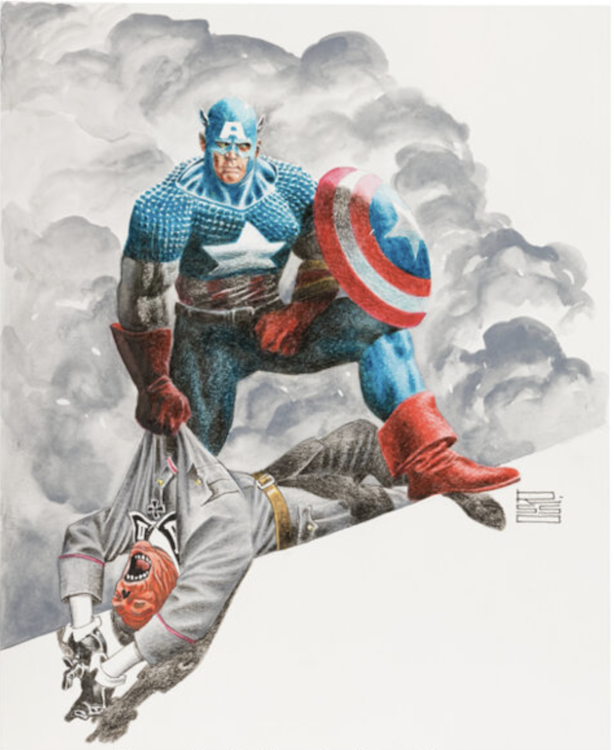Captain America vs. The Red Skull Illustration by Eduardo Risso sold for $1,875. Click here to get your original art appraised.