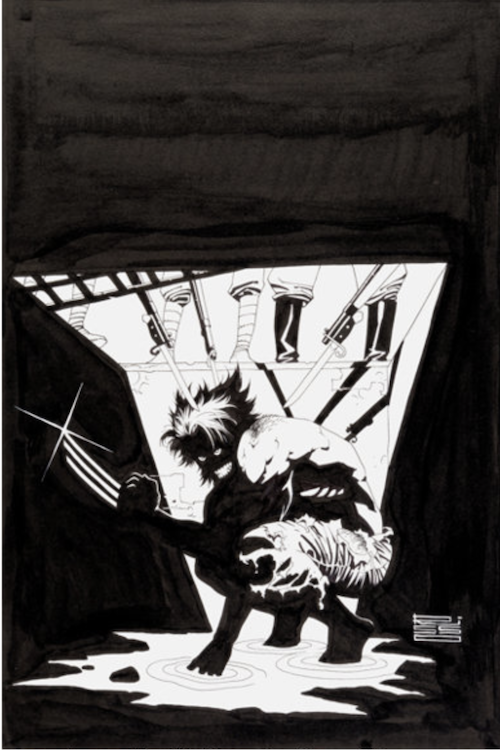 Logan #1 Cover Art by Eduardo Risso sold for $2,870. Click here to get your original art appraised.