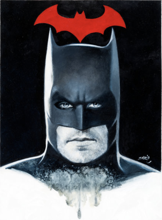 Batman Painting by Enric sold for $660. Click here to get your original art appraised.