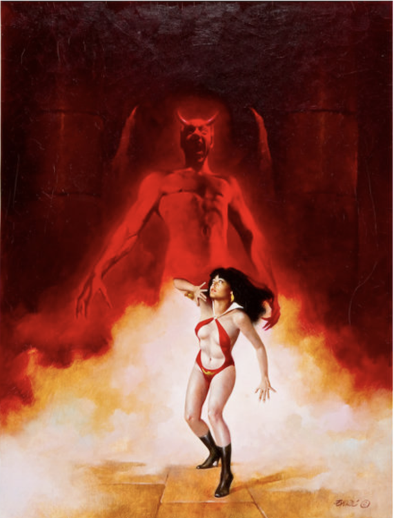 Vampirella #110 Cover Art by Enric sold for $6,575. Click here to get your original art appraised.