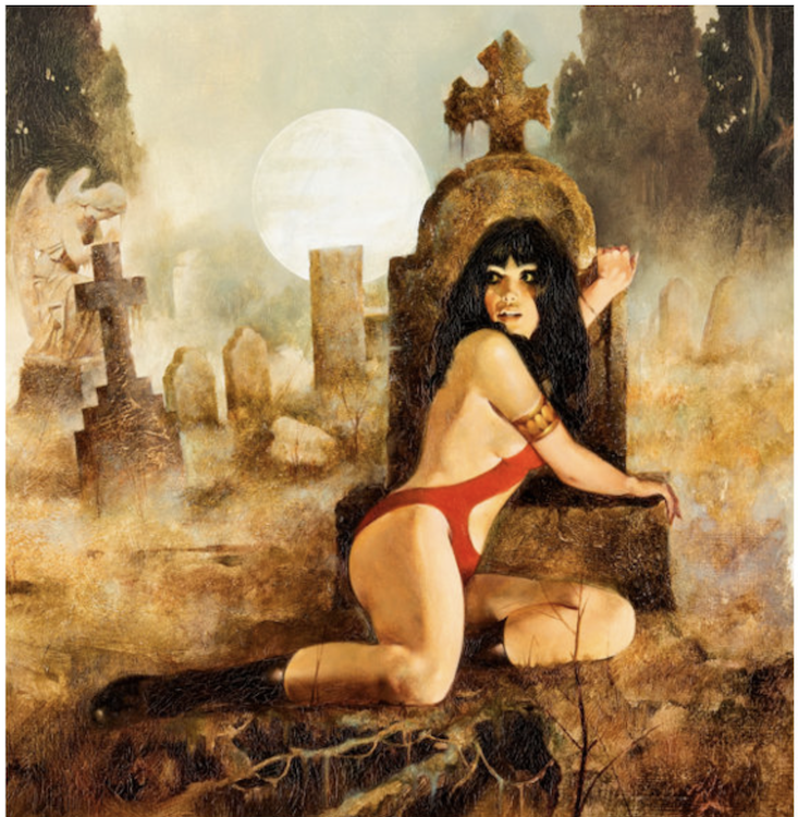 Vampirella #41 Cover Art by Enric sold for $19,200. Click here to get your original art appraised.