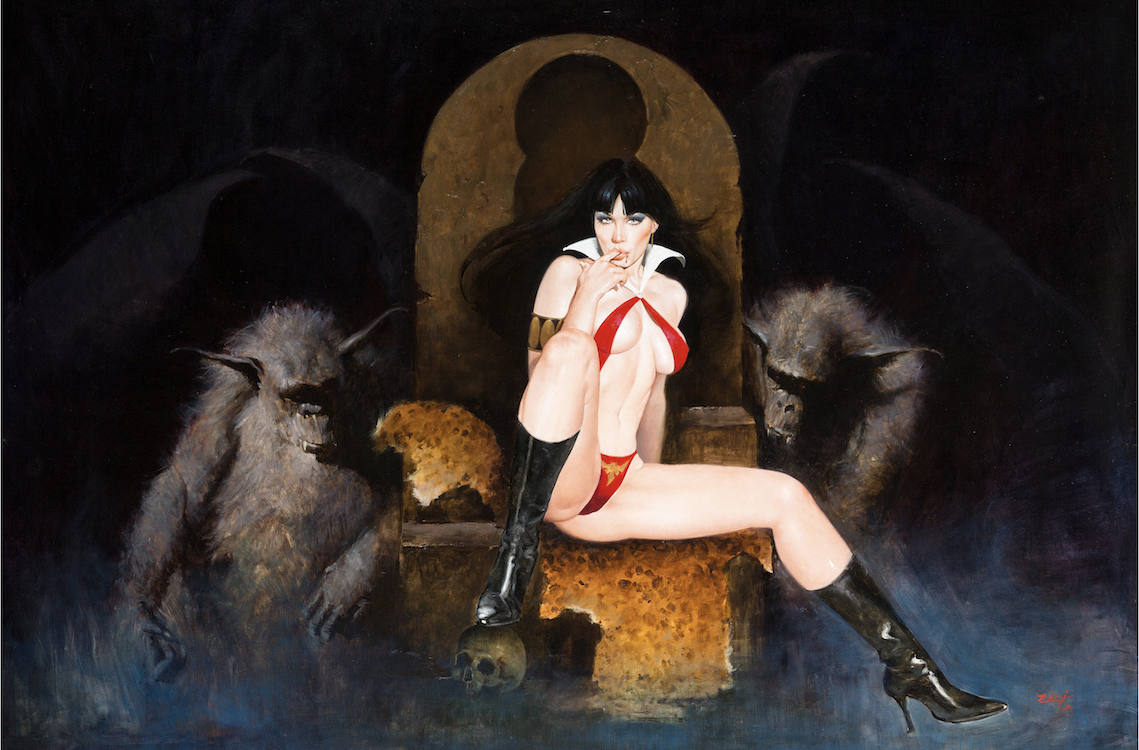 Vampirella Painting by Enric sold for $6,000. Click here to get your original art appraised.