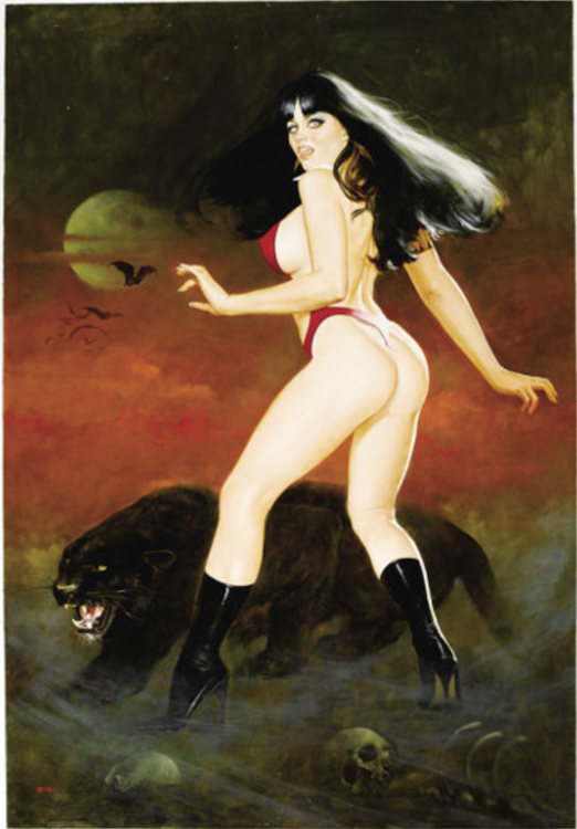 Vampirella, Creatures of the Night Painting by Enric sold for $7,770. Click here to get your original art appraised.