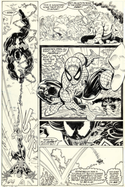 The Amazing Spider-Man #332 Page 18 by Erik Larsen sold for $54,000. Click here to get your original art appraised.