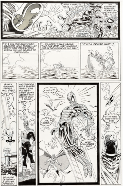 The Amazing Spider-Man #327 Page 19 by Erik Larsen sold for $18,600. Click here to get your original art appraised.