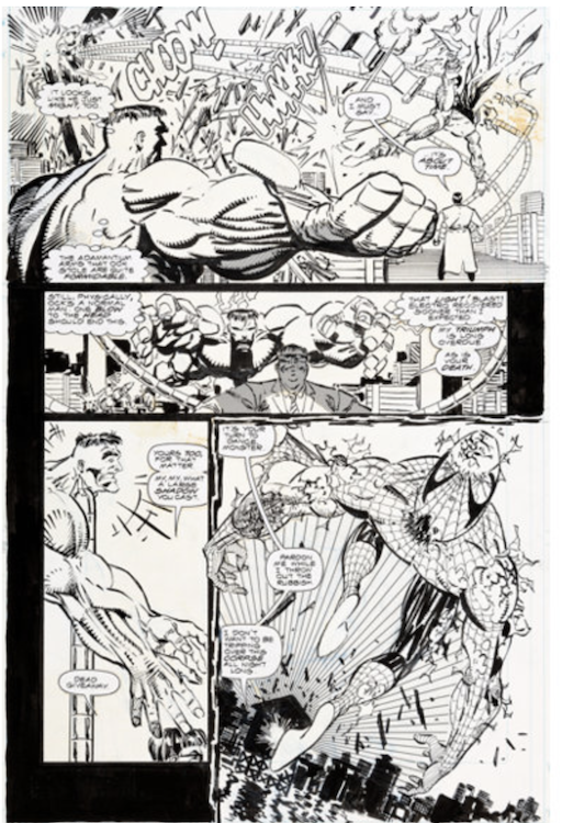 Spider-Man #19 Page 9 by Erik Larsen sold for $10,200. Click here to get your original art appraised.