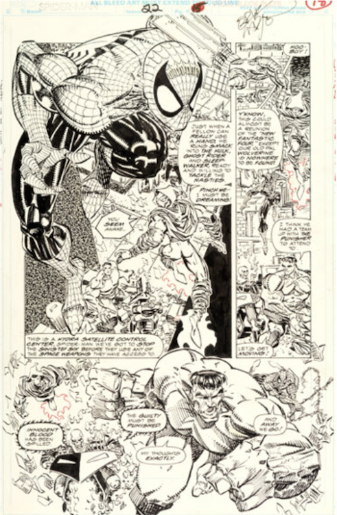 Spider-Man #22 Page 15 by Erik Larsen sold for $66,000. Click here to get your original art appraised.