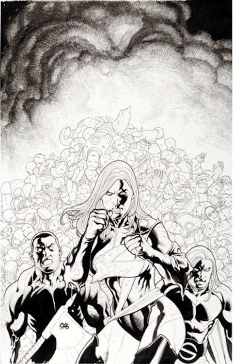 The Mighty Avengers #6 Cover Art by Frank Cho sold for $3,110. Click here to get your original art appraised.
