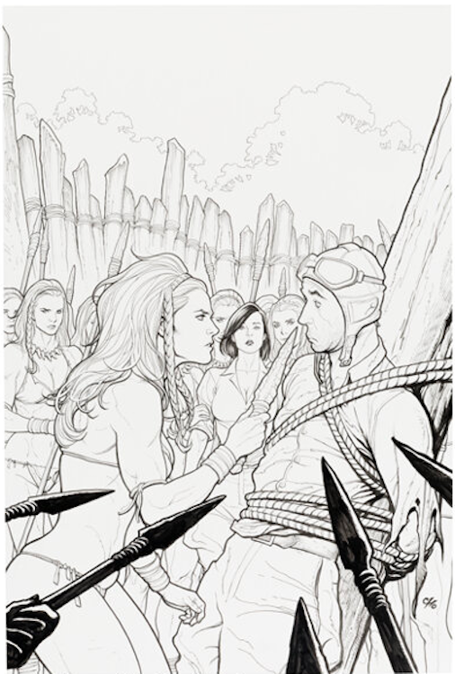 Where Monsters Dwell #3 Cover Art by Frank Cho sold for $3,600. Click here to get your original art appraised.