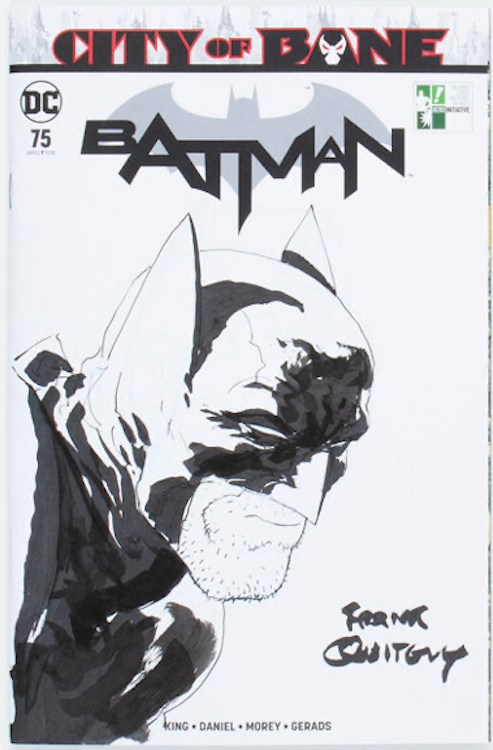 Batman #75 Sketch Variant Cover Art by Frank Quitely sold for $2,040. Click here to get your original art appraised.
